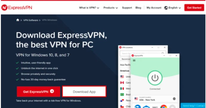 download the ExpressVPN