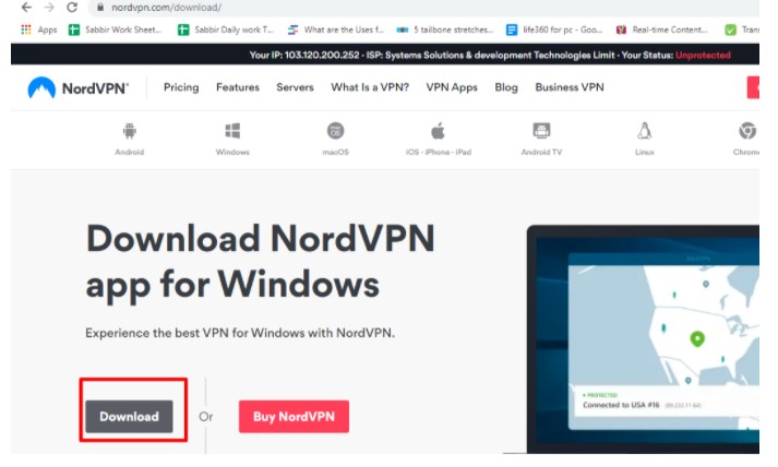 download the NordVPN