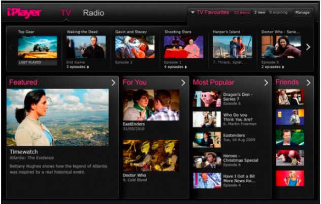 Navigate to the iPlayer website