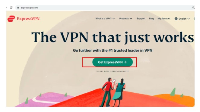 Visit official site ExpressVPN